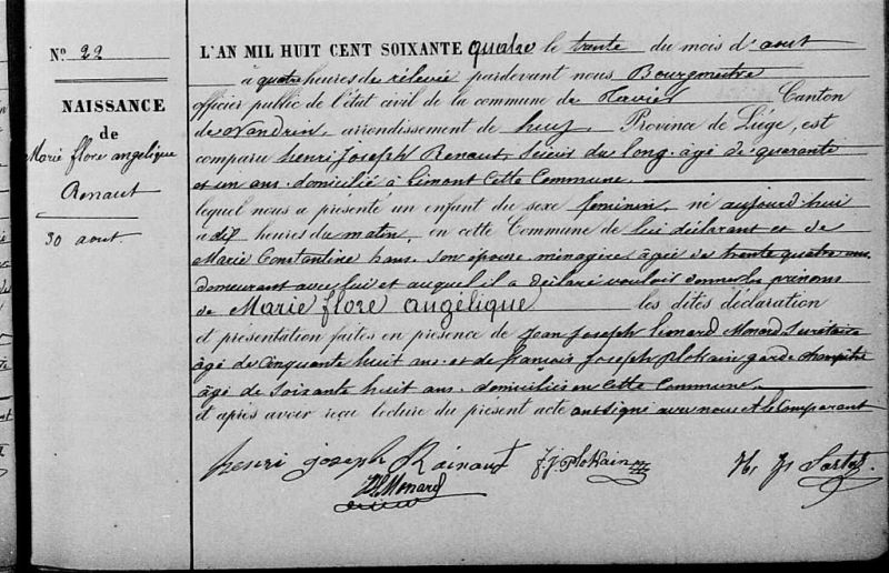 Fichier:Renaut Marie Flore Angélique acte de 0.jpg