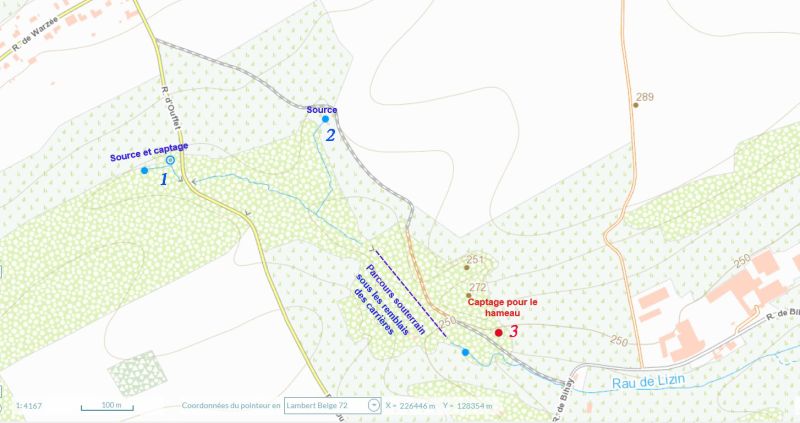 Fichier:Ruisseau Lizin carte sources.jpg