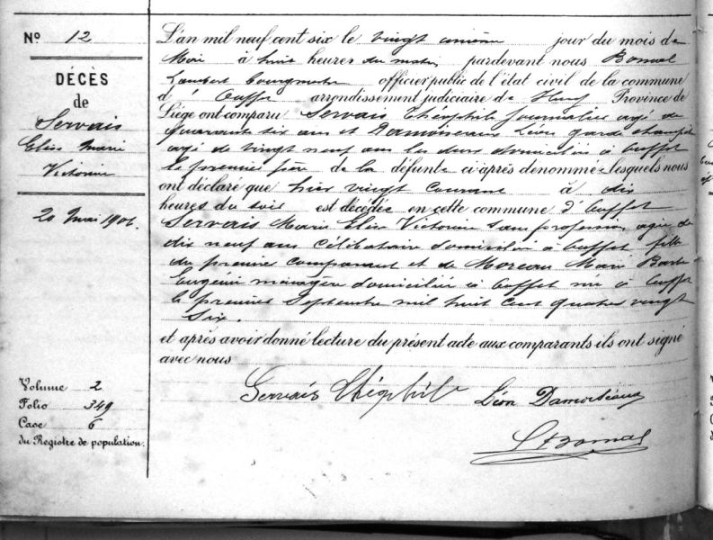 Fichier:Servais Elise Marie †.jpg