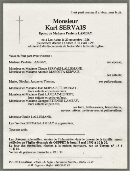 Fichier:Servais Karl époux Lambay Paulette.JPG