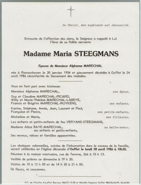 Fichier:Steegmans Maria ép. Maréchal Alphonse.JPG