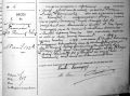 Décès de François Terwagne le 15/04/1923