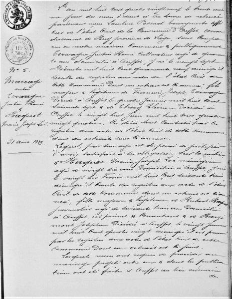 Fichier:Terwagne Justin X Haquet Marie Zoé 1 acte de 00.jpg