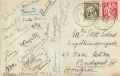 Une carte envoyée à l'attention d'Edith LOHEST en Hongrie à la Toussaint 1934