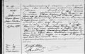Acte de décès d'Eugène Warnier le 11.06.1895 à Ouffet
