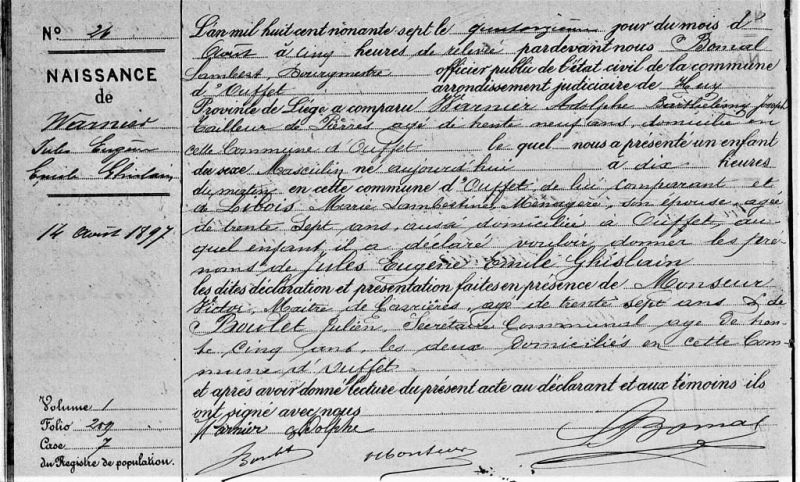 Fichier:Warnier Jules -enfant acte de 0.jpg
