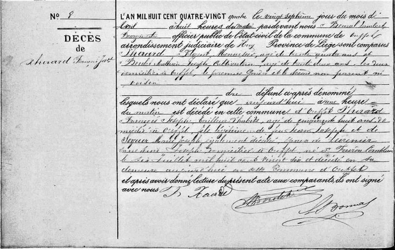 Fichier:Xhaard François acte de +.jpg