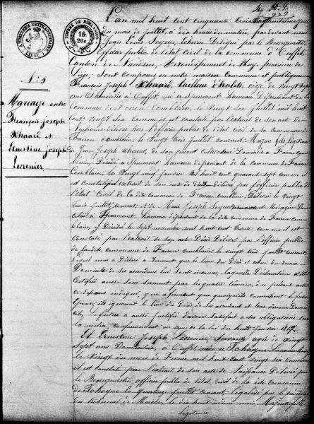 Fichier:Xhaard Francois X Lecrenier Ernestine 1 acte de 00.jpg
